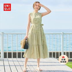 UNIQLO 优衣库 女士无袖连衣裙 458233