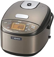 ZOJIRUSHI 象印 电饭煲 3合 IH型 黑圆厚釜 独居 30小时保温 不锈钢 棕色 NP-GJ05-XT