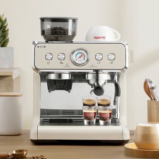 Barsetto 意大利百胜图BAE02二代双锅炉双泵意式半自动咖啡机带现研磨豆一体家用奶茶店小商用