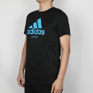 adidas 阿迪达斯 短袖 新款T恤男士运动半袖透气圆领男式T恤 L 黑/蓝