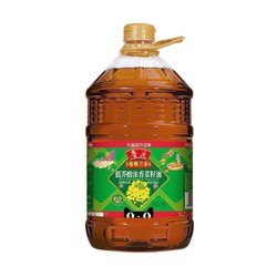 luhua 鲁花 香飘万家低芥酸浓香菜籽油6.08L食用油  调味