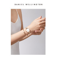 Daniel Wellington dw手表女24mm精致小表盘简约轻奢女款石英流金手表