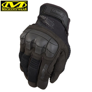 MECHANIX WEAR 美国超级技师M-PACT3战术格斗手套 男士户外防滑骑行防风防护战术手套 战术黑 M