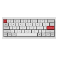 Keychron Q4 Pro 61键 蓝牙双模无线键盘 喷粉白 KPro-红轴 RGB
