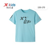 XTEP 特步 童装夏季男童中大童休闲短袖T恤678225014218