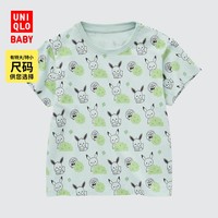 UNIQLO 优衣库 婴儿Pokémon印花T恤(短袖 宝可梦)458432