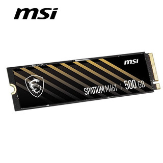 微星（MSI）M461 500G SSD 台式机笔记本电脑固态硬盘M.2 pci-e 4.0 M461 500G