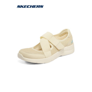 斯凯奇（Skechers）玛丽珍单鞋女士夏季网面透气平底休闲复古鞋子896026