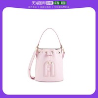 FURLA 芙拉 男女同款单肩包绿色徽标拼接柔软便携 直