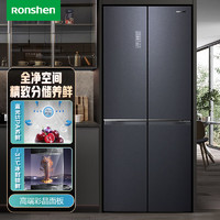 Ronshen 容声 508升变频一级能效十字对开门四门冰箱