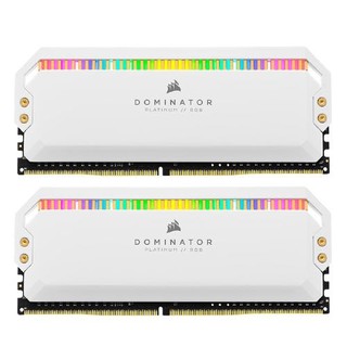 美商海盗船 统治者系列 DDR4 3200MHz RGB 台式机内存 灯条 白色 32GB  8GBx2