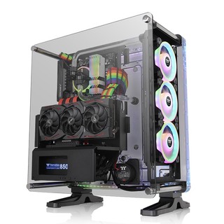 Thermaltake 曜越 DistroCase™ 350P RGB ATX机箱 侧透 黑色