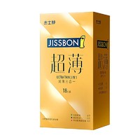 错过等一年、PLUS会员：jissbon 杰士邦 安全套 润薄三合一 共18只
