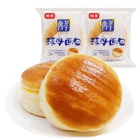 桃李 酵母面包 465g（ 奶蛋羹味3袋+红豆馅3袋 ）