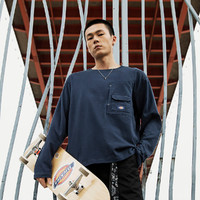 Dickies22秋季卫衣男 套头卫衣10132 S 深海军蓝