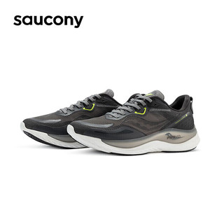 saucony 索康尼 火鸟2男女支撑跑鞋缓震跑步鞋情侣运动鞋灰绿40