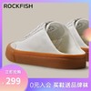 Rockfish防泼水德训鞋半拖女夏季新款复古懒人一脚蹬运动休闲板鞋