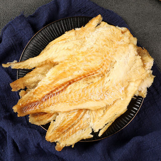 老海公 碳烤鳕鱼片休闲海味零食深海鳕鱼干烤鱼片即食小吃原味45g