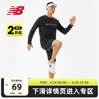 New Balance NB官方奥莱 男款春秋圆领运动潮流休闲舒适卫衣