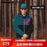 添柏岚（Timberland）官方外套男装摇粒绒抓绒衫春户外宽松A2AXT A2AXTCU0/黑绿色 XL