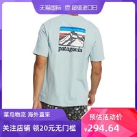 巴塔哥尼亚 短袖Line Logo男士夏季快干透气休闲T恤38511
