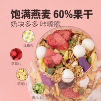 LESLA 乐斯拉 麦片水果坚果酸奶果粒即食燕麦片210g*2袋
 早餐冲饮代餐食品干吃泡奶