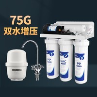 rurua 远大健科 净水器家用直饮净水器ro反渗透 双水75G普通