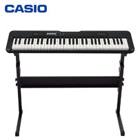 CASIO 卡西欧 CT-S300BK 电子琴 61键 黑色 支架+官方标配