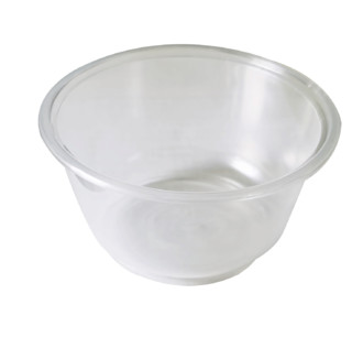 一次性碗塑料碗圆形食品级家用加厚不带盖子耐高温可微波360小碗
