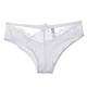 PEANOJEAN 法式性感透明诱惑蕾丝女式低腰三角裤K114 白色