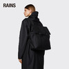 RAINS 经典学院风防水双肩包书包电脑包背包MSN Bag W3 黑色