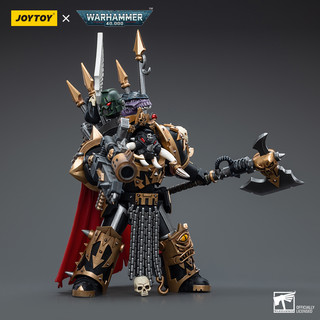 JOYTOY 暗源 战锤40K 混沌星际战士 终结者护甲混沌领主 1:18 可动人偶