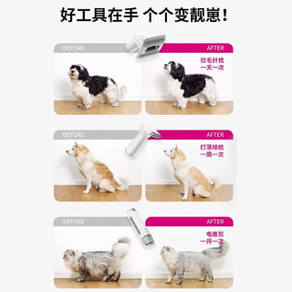 PETKIT 小佩 5合1宠物理毛器狗狗猫咪电动吸毛梳剃毛器电推剪剃脚毛推毛