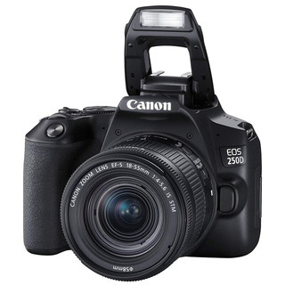 Canon 佳能 EOS 250D +18-55mm IS STM 镜头 黑色 （200D二代200DII海外版）