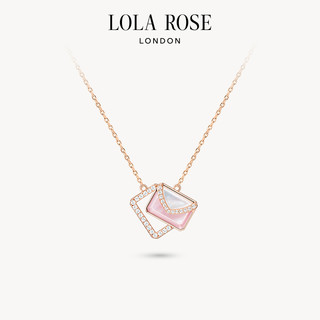 LOLA ROSE 情书系列轻奢小众项链女款锁骨链生日礼物