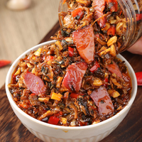 曲记 外婆菜炒腊肉下饭菜熟食湖南特产咸菜开胃微辣瓶装开盖即食280g