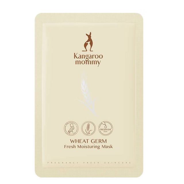 袋鼠妈妈 小麦胚芽鲜萃水嫩保湿面膜2片