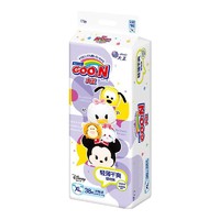 PLUS会员：GOO.N 大王 迪士尼 环贴式 婴儿纸尿裤 XL38片
