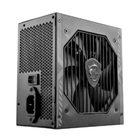 微星（MSI） 额定650W/750W/850W 迫击炮 电源 80LUS 机箱电源 静音 日系电容 MAG A600DN  白牌 额定600W