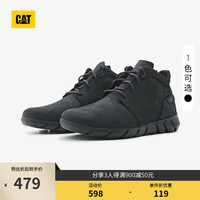卡特彼勒CAT卡特男士舒适出行户外休闲时尚工装靴 黑色 44