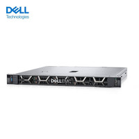 戴尔(DELL)PowerEdge R350服务器主机 1U机架式企业级专业电脑整机 至强E-2314 四核 2.8G 16G丨2块1T SATA