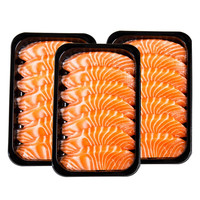 女王与鲜生 冰鲜三文鱼 200g*3盒