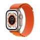 Apple 苹果 Watch Ultra 智能手表 49mm GPS+蜂窝网络款 钛金属原色表壳 橙色高山回环式表带