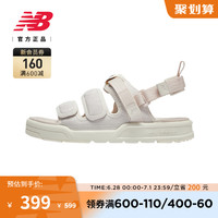 New Balance NB官方正品夏百搭男女魔术贴凉鞋沙滩凉拖鞋SDL3205K 44 脚长28cm 裸米色 SDL3205A