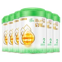 PLUS会员：illuma 启赋 有机较大婴儿配方奶粉 2段 900g*6罐