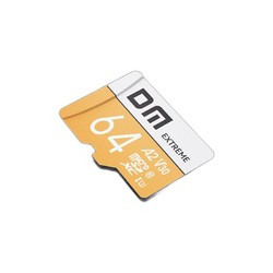 DM 大迈 64GB TF（MicroSD）存储卡 A2 V30 金卡 多设备兼容 高速内存卡 64GB
