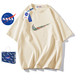 NASA联名美式220g重磅夏季纯棉中国潮t恤男士短袖体恤半袖打底衫