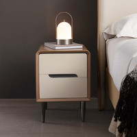 CHEERS 芝华仕 意式现代简约烤漆床头柜卧室抽屉储物小型家用置物架G032