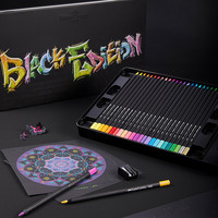 辉柏嘉 画画套装48色铁盒116448（附笔刨橡皮）