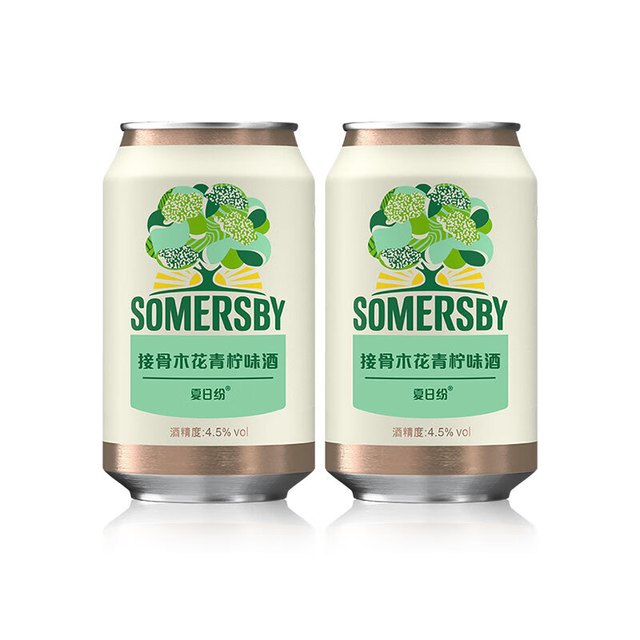 SOMERSBY 夏日纷 果味酒330ml*2罐装(2种口味随机发放)